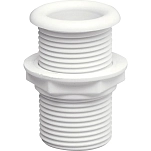 Plastimo 62162 Стандартный фланец через корпус White 25 x 62 mm