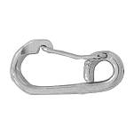 Lalizas 91386 Inox 316 Angled Latch Угловая защелка с пружинной защелкой Серебристый 8 mm 