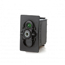 CARLINGTECH V8D1AH0B-00000-000 CARLING SWITCH - Герметичные кулисные переключатели / Вкл. Освещение: Да; Цвет света: зеленый