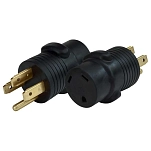 Valterra 800-A103050AVP круглый адаптер вилки Mighty Cord Black Mlae 30A/Female 50A