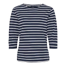 Купить Sea ranch 23-6-736-4017-xxl Футболка с рукавом 3/4 Cannes SR Navy / Ecru 30x25x2 2XL 7ft.ru в интернет магазине Семь Футов