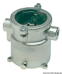 Специальный фильтр из никелированной бронзы патрубки - 2" пропускная способность 19900 л/ч - 63000 л/ч для систем водяного охлаждения, Osculati 17.654.06