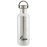 Laken BSB100 Basic 1L Крышка из нержавеющей стали и бамбука Серебристый Silver