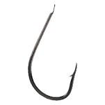 Barros 19115098 Titanus Soft Bait Зубчатый Крюк  Black Nickel 2/0
