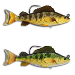 Live target YPS200MS714 Yellow Perch Приманка для плавания 200 mm 135g Золотистый Yellow / Green