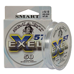 Maver 653012 Exel 57 50 m Монофиламент  Clear 0.120 mm