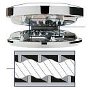 Купить Maxwell 3182/054C Серия 3500-4000 3/8 ВВВ DIN766 Цыганская лебедка Серебристый Grey 10 mm 7ft.ru в интернет магазине Семь Футов