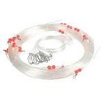 Tortue ATO030007 Palangre Связанные Крючки 100 m Серебристый 2/0 
