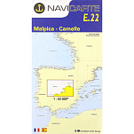 Navicarte 105121222 E22 R-12 Морские карты Мальпика-Камариньяс