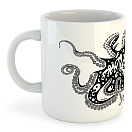 Купить Kruskis 42611K207 Psychedelic Octopus Кружка 325 мл Белая White 7ft.ru в интернет магазине Семь Футов