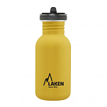 Laken BSF50AM Нержавеющая сталь Basic Flow бутылка 500ml Золотистый Yellow