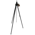 Satake STRIPODXL Outdoor 130 cm Барбекю Штатив Серебристый Black