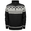 Купить Brandit 5029-2-3XL Свитер с высоким воротом Troyer Norweger Черный Black 3XL 7ft.ru в интернет магазине Семь Футов