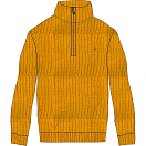 Купить Sea ranch 12-5005-XL Свитер с высоким воротом Cromwell Желтый Golden XL 7ft.ru в интернет магазине Семь Футов
