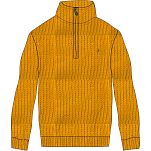 Sea ranch 12-5005-XL Свитер с высоким воротом Cromwell Желтый Golden XL