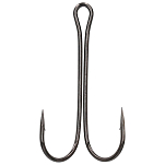 Mikado HJA07-5/0 Jaws Двойной Крючок Серый  Black Nickel 5/0 