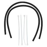 Mikado AIX-RUB-3-5 резинка для рогатки Catapult  Black 3-5 mm