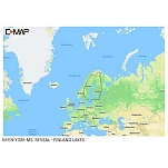 C-map M-EN-Y326-MS Озера Финляндии Nautica 2 Nautica л диаграмма Multicolor