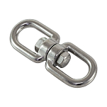 Вертлюг Sumar 02910_swivel_pkg_10 пруток Ø10мм нагрузка 699/1750кг рым/рым 10шт/уп из нержавеющей стали AISI316