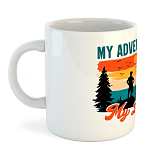 Kruskis 42611C085 My Adventure Кружка 325ml Белая  White