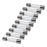 Oem marine DUPLI-3930002 Forniture nautiche italiane 5x20 mm Стеклянный предохранитель Серебристый Clear 2A