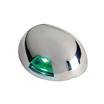 Бортовой огонь светодиодный Sea-Dog 112,5° 12В зеленый свет из нержавеющей стали AISI316, AISI304 для судов до 12м, Osculati 11.050.02