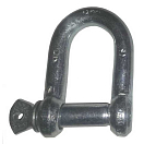 Купить Euromarine AC360108 Прямая оцинкованная скоба Серебристый Grey 8 mm 7ft.ru в интернет магазине Семь Футов