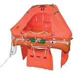 Lalizas 502122 Спасательный плот ISO Atlantic II C 6V >24h Orange 64x27x40