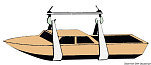 Ремень из цветного полиэстера для подъема катера 180 мм 6 м 12000 кг, Osculati 06.592.00