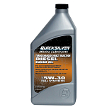 Quicksilver boats 8M0089690 SAE 5W30 Full Synthetic TDI Engine Oil 1L Серый Grey