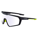 Cebe CS55402 Фотохромные солнцезащитные очки Asphalt Black Lime Matte L-Zone Vario Grey Blue/CAT0-3