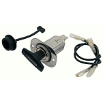 Euromarine 000686 Зажигалка для сигарет из нержавеющей стали Silver / Black