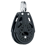 Harken 2670 Carbo Трещотка 75 Mm Шкив Черный Black / Silver