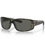 Costa 06s9105-91051260 поляризованные солнцезащитные очки Tuna Alley Pro Matte Wetlands 25x12x10 Gray 580G/CAT3