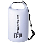 Cressi BUA928305 Сухой мешок из ПВХ 15L Белая  White