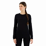 Icebreaker 104375001s Базовый слой с длинным рукавом 200 Oasis Crew Merino Black 30x25x3