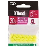 Daiwa PE361514 Sliding Back Свинцовые зажимы Желтый Yellow Fluo 13 mm 