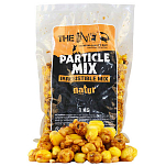 The one fishing 98211-102 Particle Mix Irresistible Mix 1kg тигровые орехи Желтый Multicolour