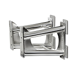 Выносной транец Douglas Marine Bracket FP-050267B 599x382x500мм для моторов от 140-300л.с. нержавеющая сталь, Osculati 47.375.06