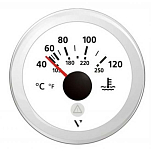 Аналоговый индикатор температуры охлаждающей жидкости VDO Veratron ViewLine A2C59514237 Ø52мм 287,4-22,7Ом 8-32В шкала +40°C–+120°C(+105°F–+250°F) белого цвета