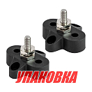 Клемма-штифт одинарная, M6, черная/черная (упаковка из 8 шт.) Marine Rocket MR14399_pkg_8