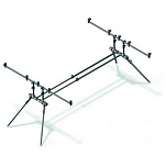 Carp spirit 34CSACS370093 Base Род Под Черный  Stainless Steel