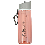 Lifestraw LLGOTR22COWW Go 1L Бутылка фильтра для воды Золотистый Coral