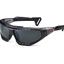 Спортивные очки LiP Surge / Gloss Trans. Grey / Black / PC Polarized / Levanté Series Chroma Smoke