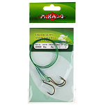 Mikado ZG010-15 Сталь 15 cm Связанные Крючки Бесцветный Green 2