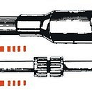 Telescopic extension rod for outboard engines, 45.159.00