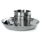 Купить Gsi outdoors 61381 Glacier Набор посуды из нержавеющей стали Серебристый Silver 7ft.ru в интернет магазине Семь Футов