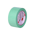 Лента 3M Precision Masking Tape 06528 55м 50x0,09мм малярная из зелёной бумаги