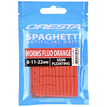 Cresta 4714-903 Spaghetti Worms Искусственные наживки Оранжевый Fluo Orange
