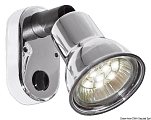 Applique ABS cromata LED a snodo, 13.866.81